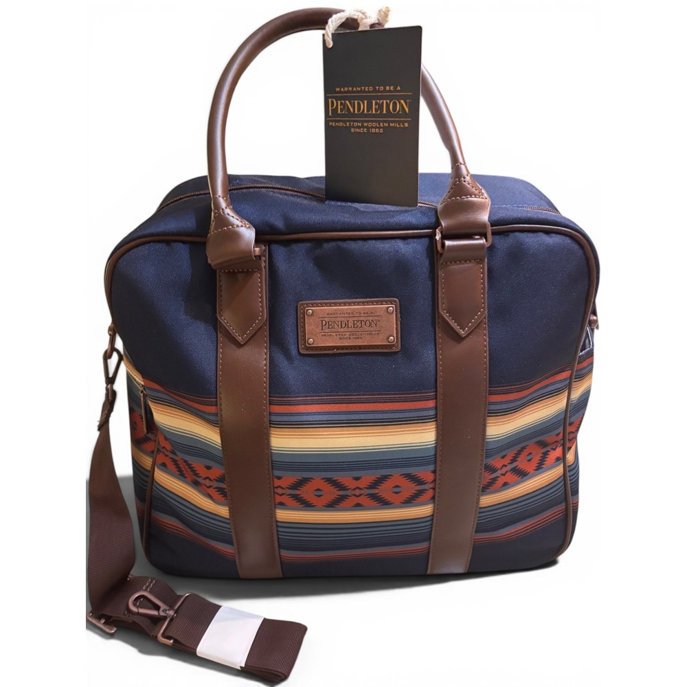 Pendleton Weekender Bag Unisex OS Dress Blues NWT Southwestern Travel Duffle